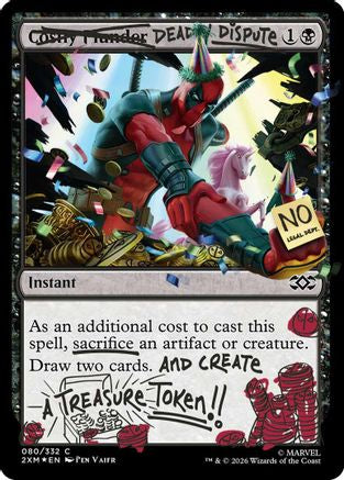 Deadly Dispute (SLD-080) (Pool Party Foil) [Secret Lair Drop Series] Foil
