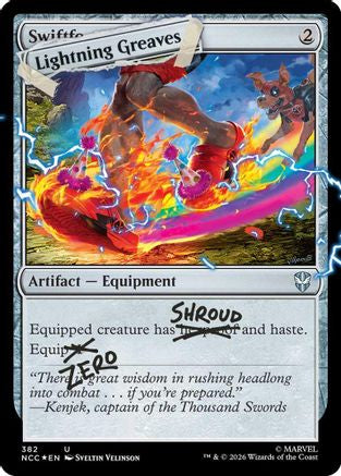 Lightning Greaves (SLD-382) (Pool Party Foil) [Secret Lair Drop Series] Foil