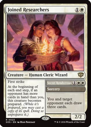 Joined Researchers (SOS-023) [Secrets of Strixhaven]