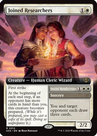 Joined Researchers (Extended Art) (SOS-312) [Secrets of Strixhaven] Foil
