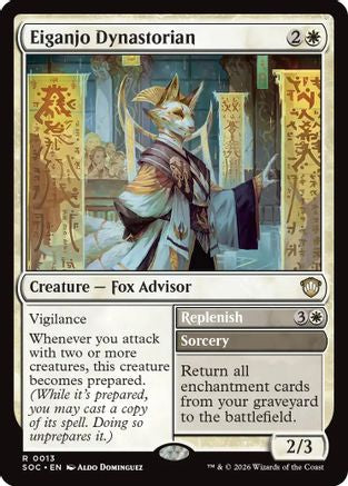 Eiganjo Dynastorian (SOC-013) [Commander: Secrets of Strixhaven]
