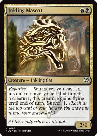 Inkling Mascot (SOS-196) [Secrets of Strixhaven] Foil