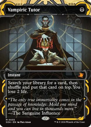 Vampiric Tutor (SOA-035) [Secrets of Strixhaven: Mystical Archive] Foil