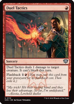 Duel Tactics (SOS-112) [Secrets of Strixhaven]