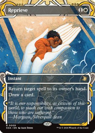 Reprieve (SOA-009) [Secrets of Strixhaven: Mystical Archive] Foil
