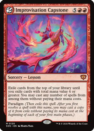 Improvisation Capstone (SOS-120) [Secrets of Strixhaven] Foil