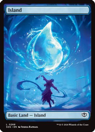 Island (SOS-268) [Secrets of Strixhaven] Foil