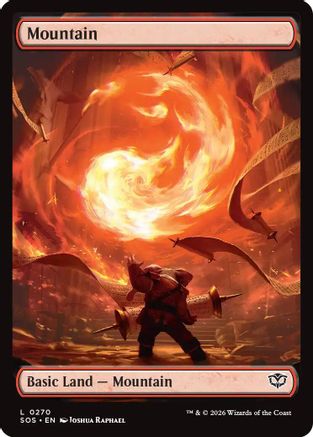 Mountain (SOS-270) [Secrets of Strixhaven] Foil