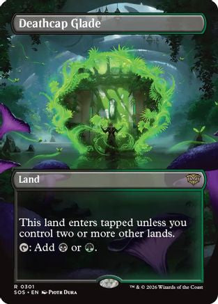 Deathcap Glade (Borderless) (SOS-301) [Secrets of Strixhaven]