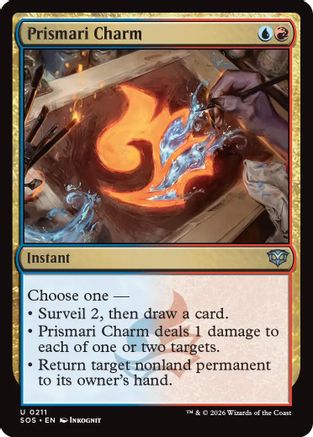 Prismari Charm (SOS-211) [Secrets of Strixhaven] Foil
