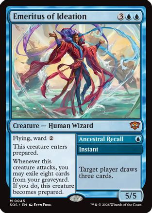 Emeritus of Ideation (SOS-045) [Secrets of Strixhaven]