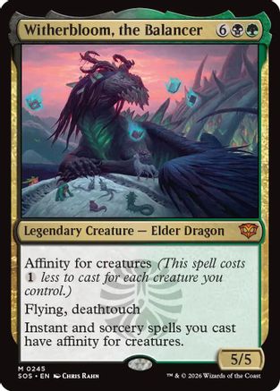 Witherbloom, the Balancer (SOS-245) [Secrets of Strixhaven] Foil