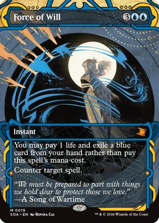Force of Will (SOA-019) [Secrets of Strixhaven: Mystical Archive] Foil