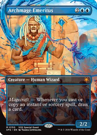 Archmage Emeritus (Borderless) (SPG-150) [Special Guests]