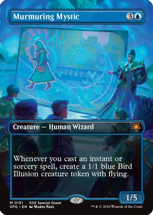 Murmuring Mystic (Borderless) (SPG-151) [Special Guests] Foil