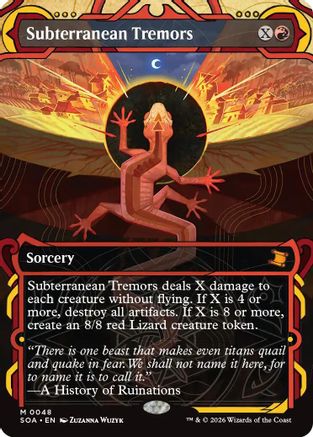Subterranean Tremors (SOA-048) [Secrets of Strixhaven: Mystical Archive] Foil