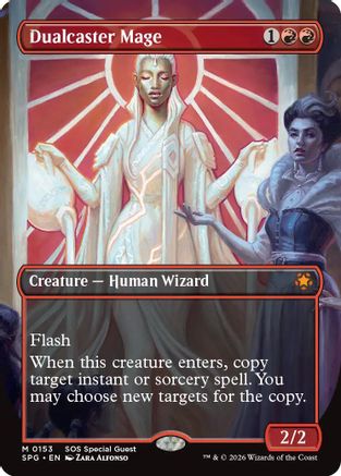 Dualcaster Mage (Borderless) (SPG-153) [Special Guests] Foil