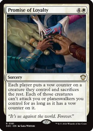 Promise of Loyalty (SOC-161) [Commander: Secrets of Strixhaven]
