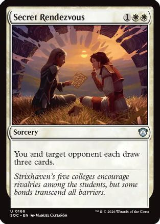 Secret Rendezvous (SOC-166) [Commander: Secrets of Strixhaven]