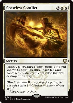 Ceaseless Conflict (SOC-012) [Commander: Secrets of Strixhaven]
