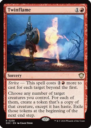 Twinflame (SOC-258) [Commander: Secrets of Strixhaven]
