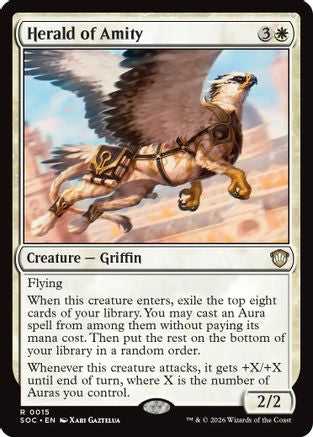 Herald of Amity (SOC-015) [Commander: Secrets of Strixhaven]