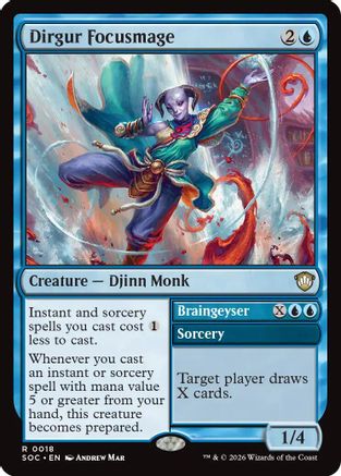 Dirgur Focusmage (SOC-018) [Commander: Secrets of Strixhaven]
