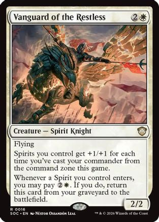 Vanguard of the Restless (SOC-016) [Commander: Secrets of Strixhaven]