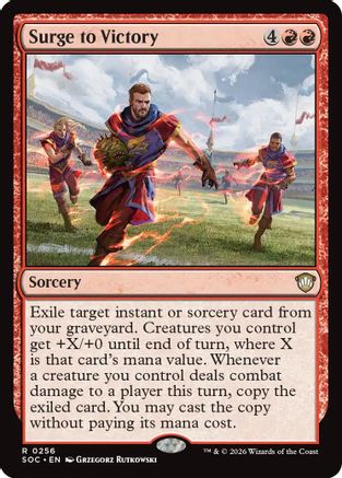 Surge to Victory (SOC-256) [Commander: Secrets of Strixhaven]