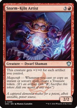 Storm-Kiln Artist (SOC-255) [Commander: Secrets of Strixhaven]
