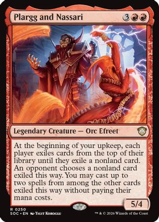Plargg and Nassari (SOC-250) [Commander: Secrets of Strixhaven]