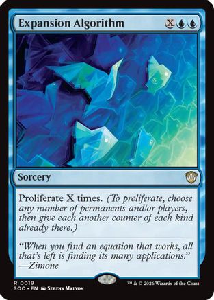 Expansion Algorithm (SOC-019) [Commander: Secrets of Strixhaven]