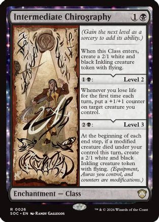 Intermediate Chirography (SOC-026) [Commander: Secrets of Strixhaven]