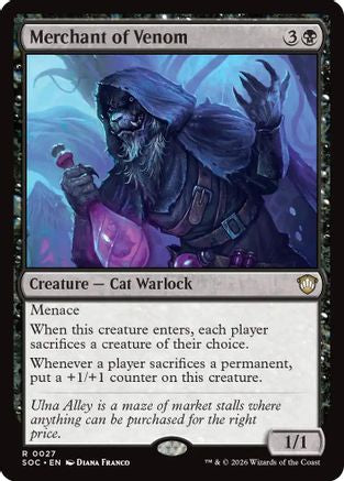 Merchant of Venom (SOC-027) [Commander: Secrets of Strixhaven]