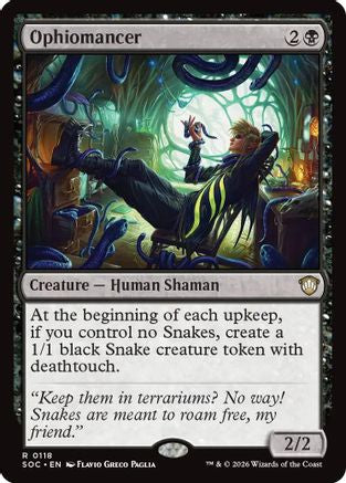 Ophiomancer (SOC-118) [Commander: Secrets of Strixhaven]