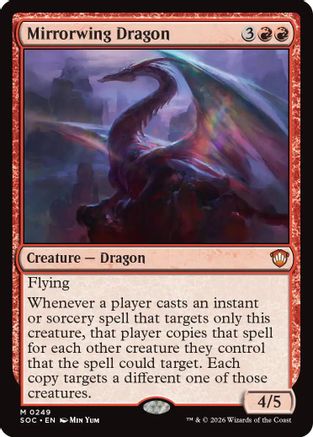 Mirrorwing Dragon (SOC-249) [Commander: Secrets of Strixhaven]