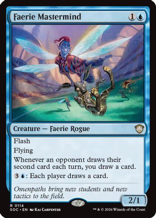 Faerie Mastermind (SOC-114) [Commander: Secrets of Strixhaven]