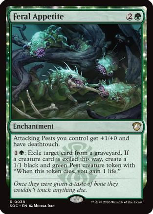 Feral Appetite (SOC-038) [Commander: Secrets of Strixhaven]