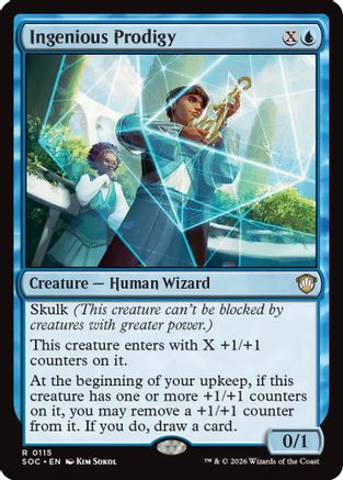 Ingenious Prodigy (SOC-115) [Commander: Secrets of Strixhaven]