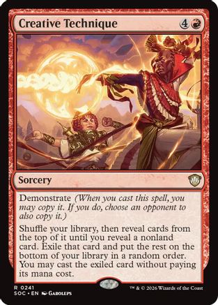 Creative Technique (SOC-241) [Commander: Secrets of Strixhaven]