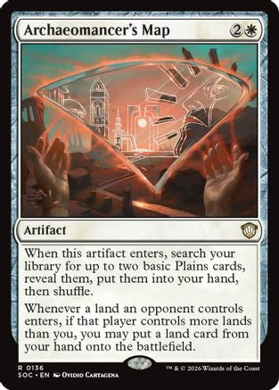 Archaeomancer's Map (SOC-136) [Commander: Secrets of Strixhaven]