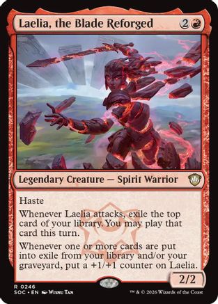 Laelia, the Blade Reforged (SOC-246) [Commander: Secrets of Strixhaven]