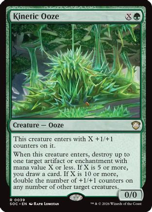Kinetic Ooze (SOC-039) [Commander: Secrets of Strixhaven]
