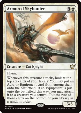 Armored Skyhunter (SOC-138) [Commander: Secrets of Strixhaven]