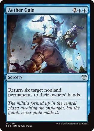 Aether Gale (SOC-186) [Commander: Secrets of Strixhaven]