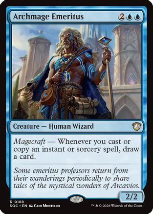 Archmage Emeritus (SOC-188) [Commander: Secrets of Strixhaven]