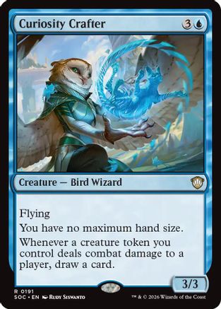 Curiosity Crafter (SOC-191) [Commander: Secrets of Strixhaven]