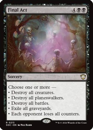 Final Act (SOC-213) [Commander: Secrets of Strixhaven]