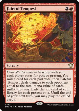 Fateful Tempest (SOC-031) [Commander: Secrets of Strixhaven]