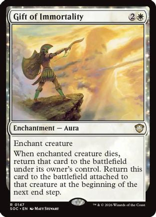 Gift of Immortality (SOC-147) [Commander: Secrets of Strixhaven]
